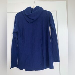 Vince Blue Cashmere Cowl Neck Sweater